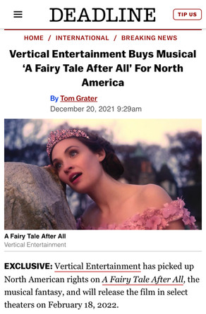 BREAKING: "A FAIRY TALE AFTER ALL" COMING TO THEATERS!